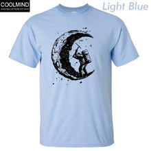 Load image into Gallery viewer, MOON AND ASTRONAUT PRINT TSHIRT