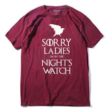 Load image into Gallery viewer, SORRY LADIES PRINT TSHIRT