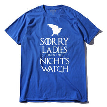 Load image into Gallery viewer, SORRY LADIES PRINT TSHIRT