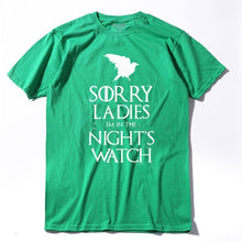 Load image into Gallery viewer, SORRY LADIES PRINT TSHIRT