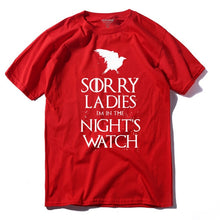 Load image into Gallery viewer, SORRY LADIES PRINT TSHIRT