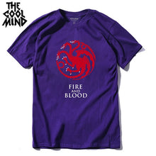 Load image into Gallery viewer, FIRE AND BLOOD PRINT TSHIRT