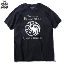 Load image into Gallery viewer, FIRE AND BLOOD PRINT TSHIRT