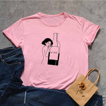 Load image into Gallery viewer, wine Tshirt