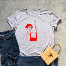 Load image into Gallery viewer, wine Tshirt