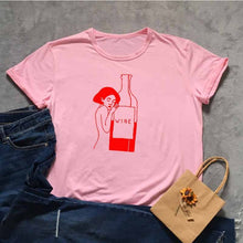 Load image into Gallery viewer, wine Tshirt