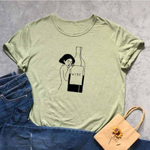 Load image into Gallery viewer, wine Tshirt