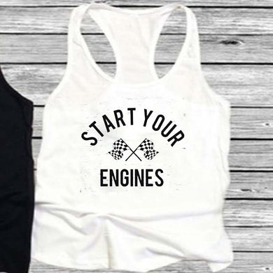 START YOUR ENGINES TSHIRT