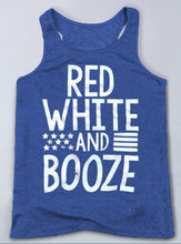 Load image into Gallery viewer, RED WHITE AND BOOZE Tshirt