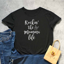 Load image into Gallery viewer, Rockin' The Momma Life Tshirt
