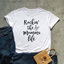 Load image into Gallery viewer, Rockin' The Momma Life Tshirt