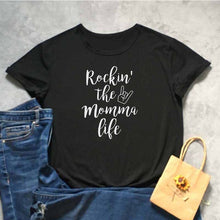 Load image into Gallery viewer, Rockin' The Momma Life Tshirt