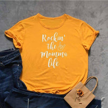 Load image into Gallery viewer, Rockin' The Momma Life Tshirt