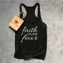 Load image into Gallery viewer, Faith OVER Fear Tshirt