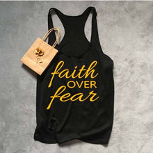 Load image into Gallery viewer, Faith OVER Fear Tshirt